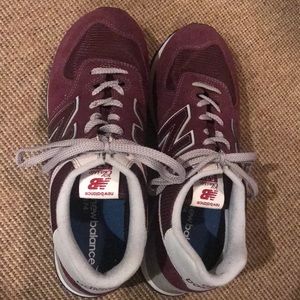 Burgundy New Balance Men’s Tennis Shoes